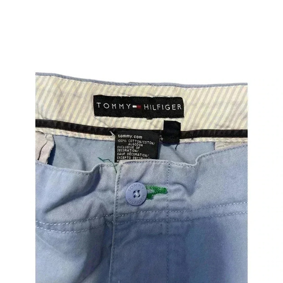 Tommy Hilfiger Cotton Denim Men's Cargo Shorts Classic Fit SIZE 38 Blue - Picture 5 of 5